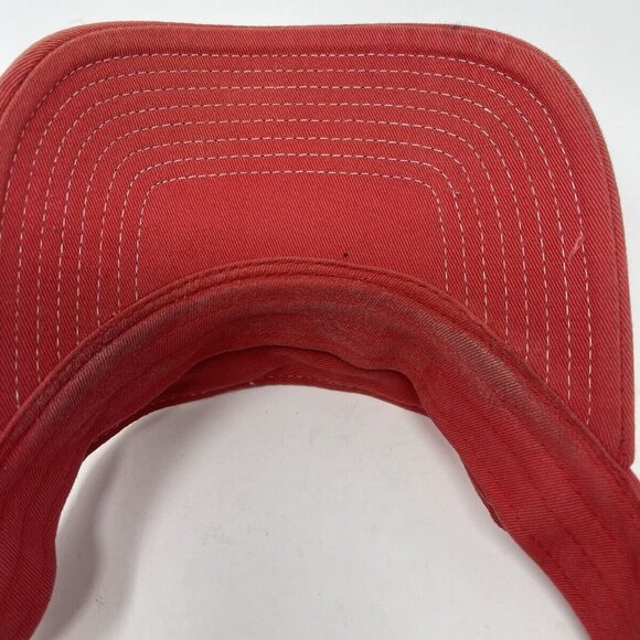 Titleist Pro V1 Red Adjustable Embroidered Golf Visor Cap Hat - Picture 4 of 12